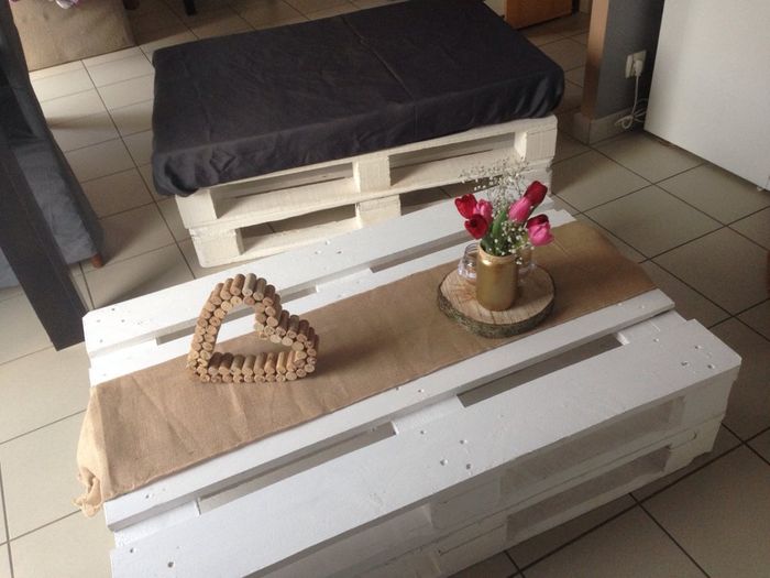 Chemin de table toile de jute - 1