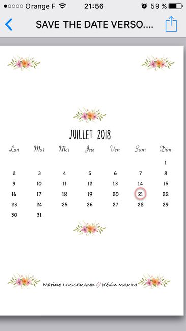 Save the date prêts ✅ - 2