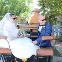 Notre départ en calèche