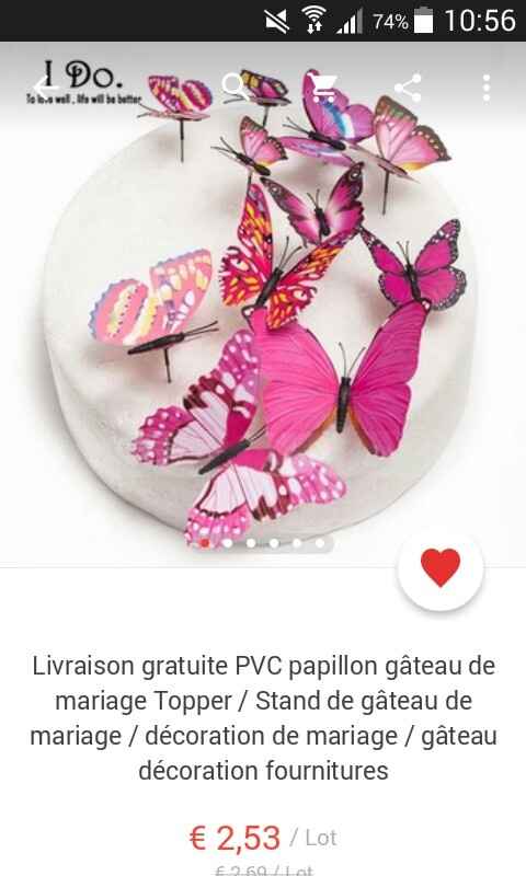 Décoration pièce montée - 1