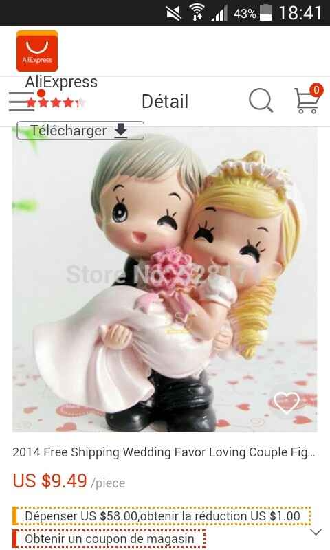 Figurine de la.pièces montée - 1