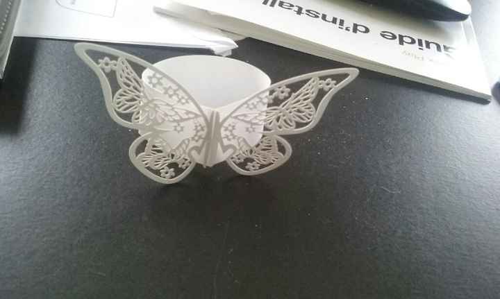 Rond de serviette papillon - 1