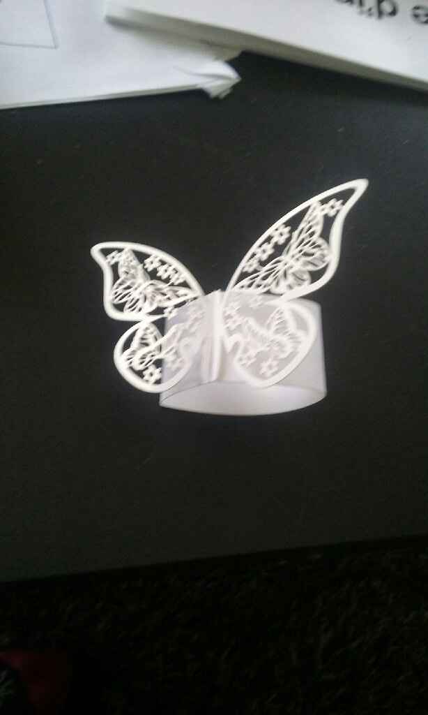 Rond de serviette papillon - 2