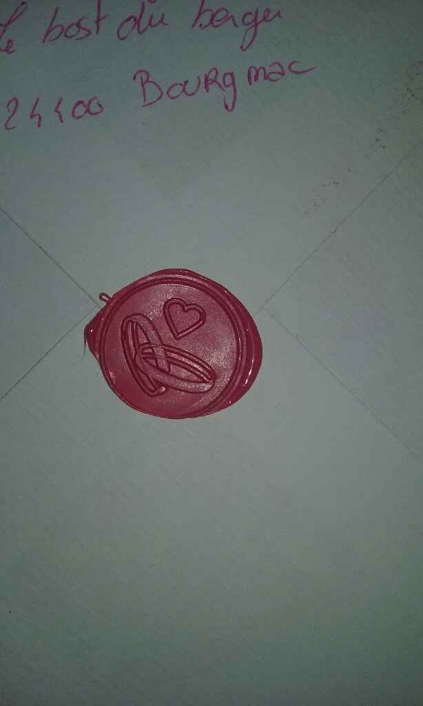 Enveloppe faire part fini - 2