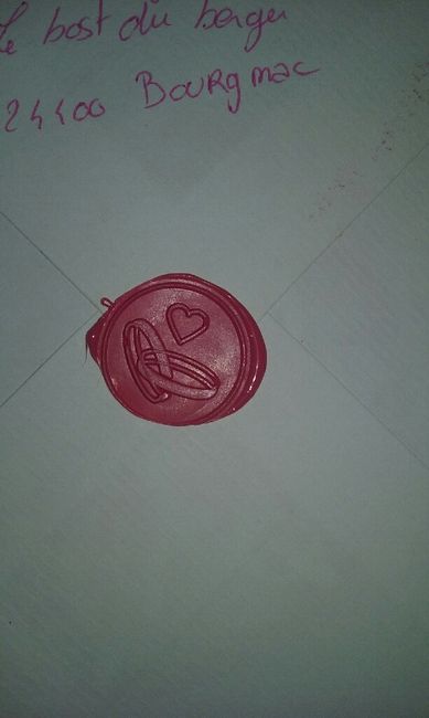 Enveloppe faire part fini - 2