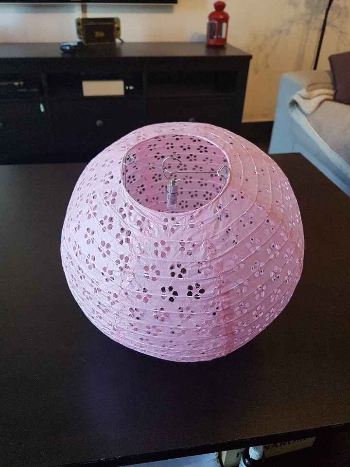 Colis du mardi " les lampions roses avec lumiere " - 2