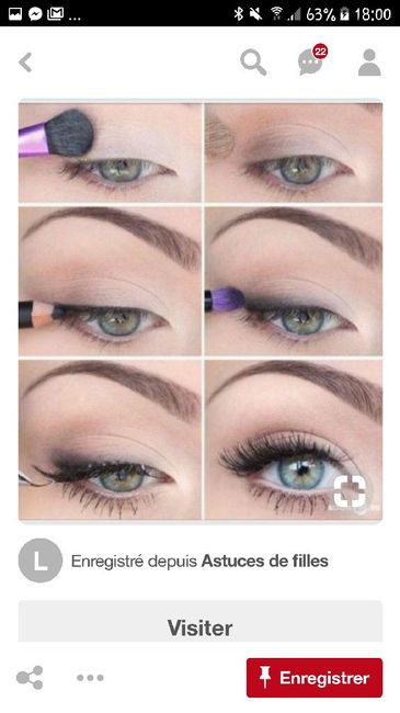  Maquillage discret pour yeux bleus - 1
