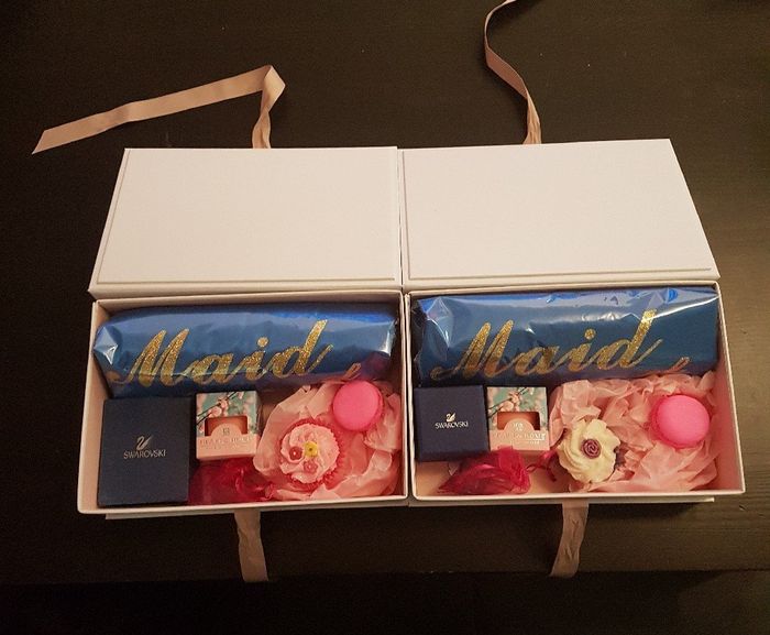  Et voilà je peux enfin finir mes box pour mes témoins adorées. 💖💖💖💖 - 7