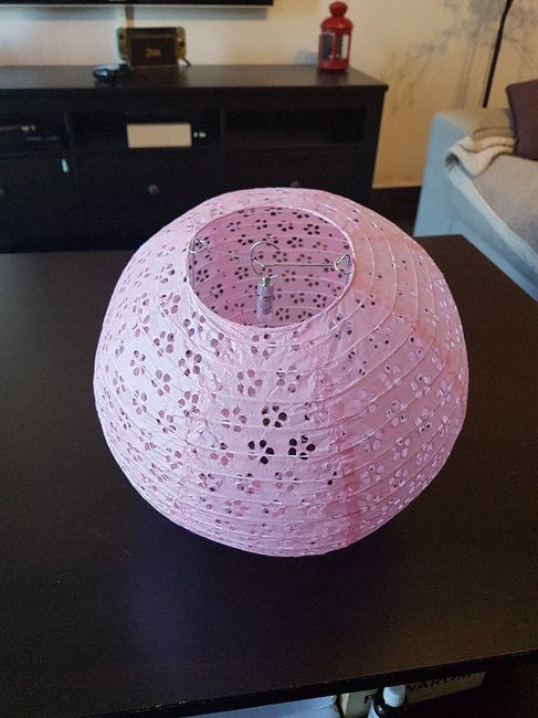 Colis du mardi " les lampions roses avec lumiere " - 2