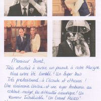 Carte remerciements 