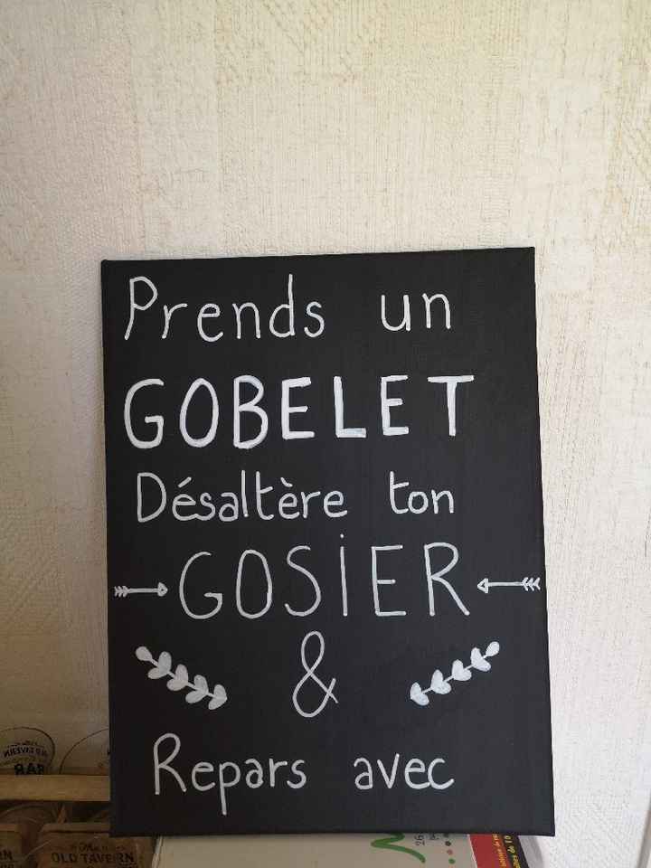 Panneau vin d'honneur diy - 1