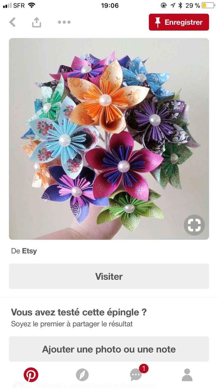  Bouquet origami - 1