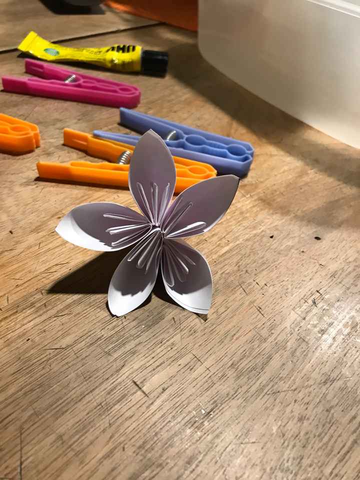  Bouquet origami - 1