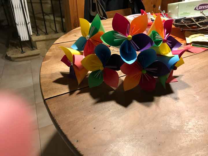  Bouquet origami - 1