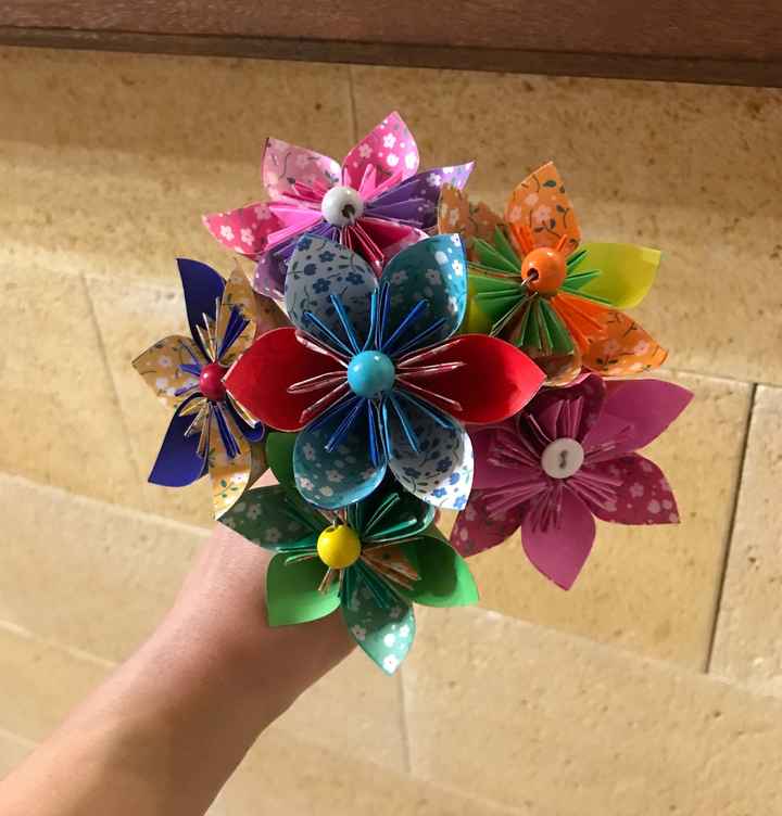  Bouquet origami : fini - 3