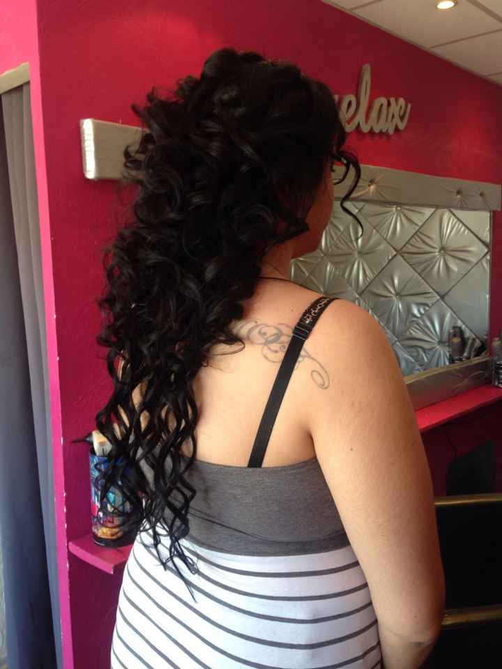 Essai coiffure rajout extension - 1