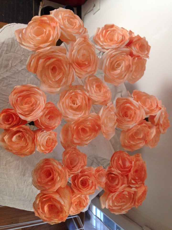 mes fleurs en papiers filtre 2