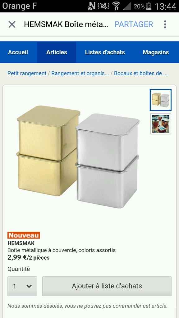 Idées contenant dragées - 1