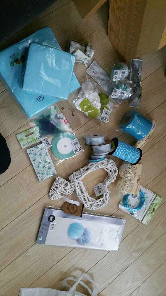 Mes achats turquoises - 1