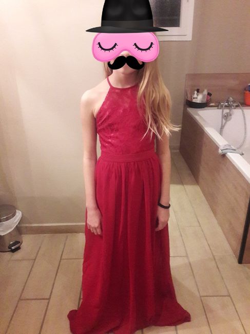 Robe de demoiselle d'honneur ado 3