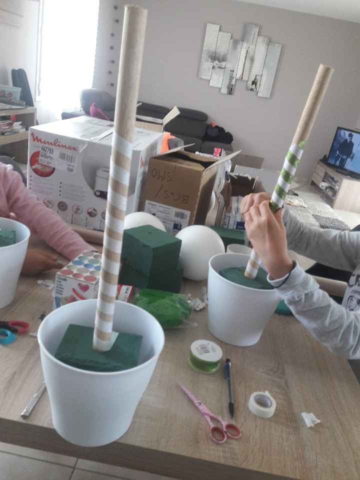 Essai de la decoration de la table des enfants - 3