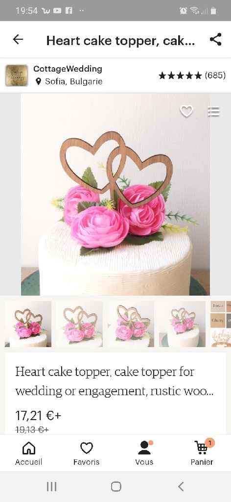 Cake topper - 1
