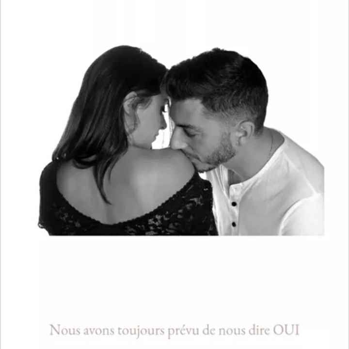Faire Part Report de mariage - 1