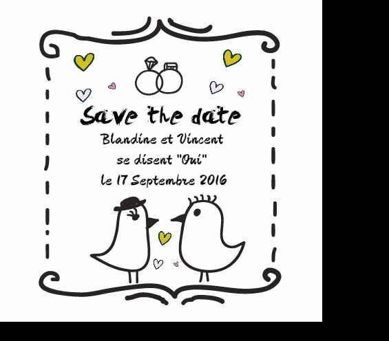 A quoi ressemblent vos "save the date" ? - 1