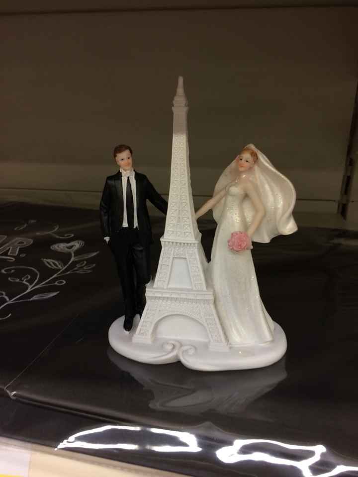 Figurine pour les gâteau des mariés - 1