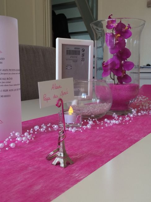 Finalisation deco table - 2