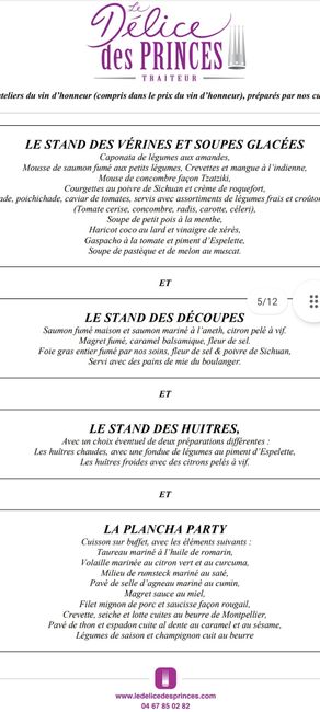 Budget moyen par personne traiteur Hérault - 2