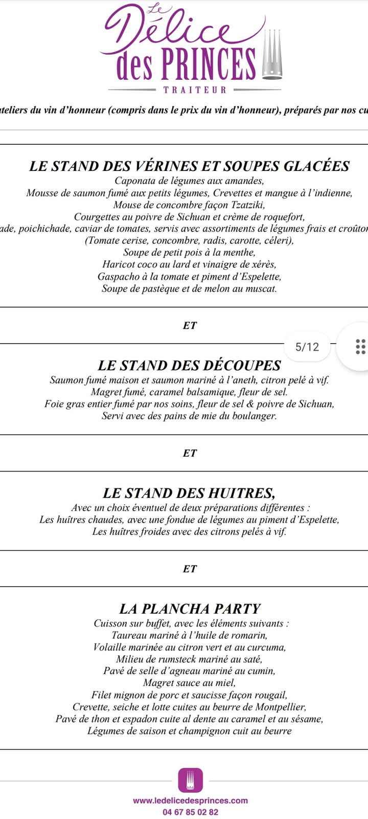 Budget moyen par personne traiteur Hérault - 2