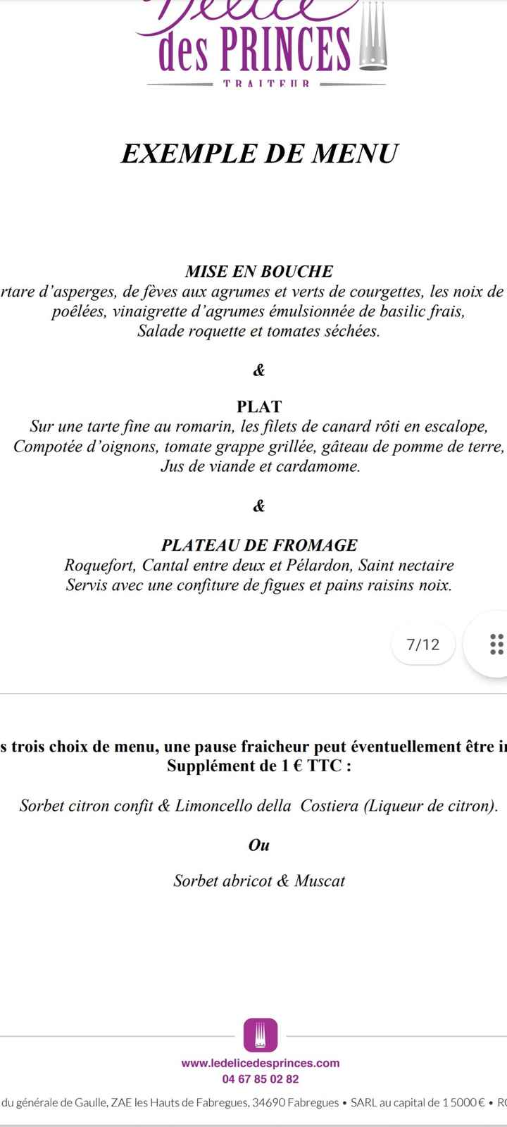 Budget moyen par personne traiteur Hérault - 4