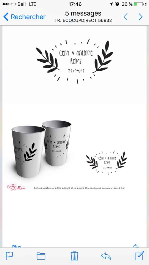 Gobelet personnalisable - 1