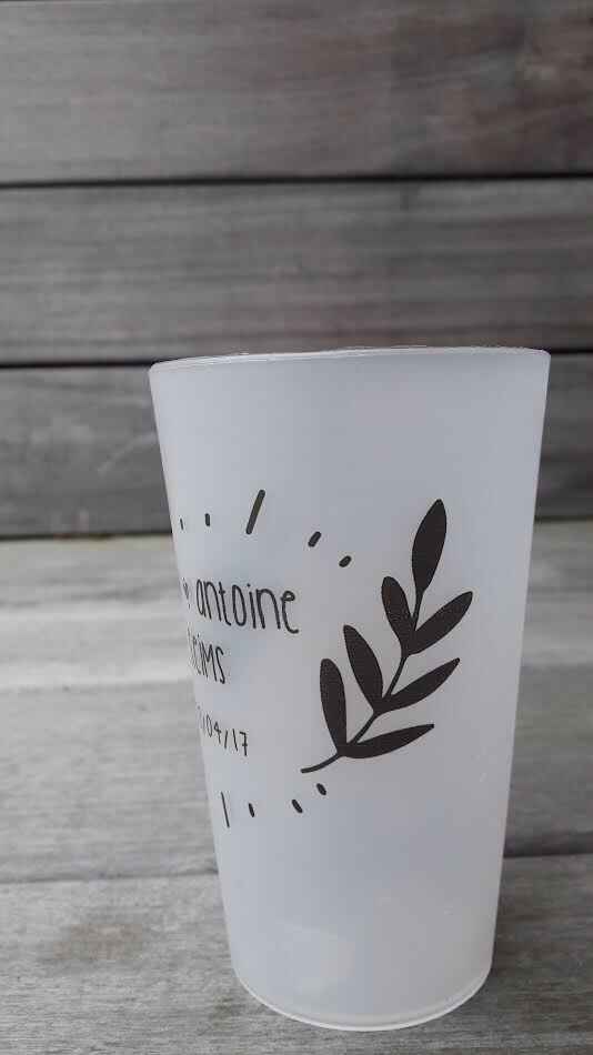 Gobelets plastiques personnalisés - 2