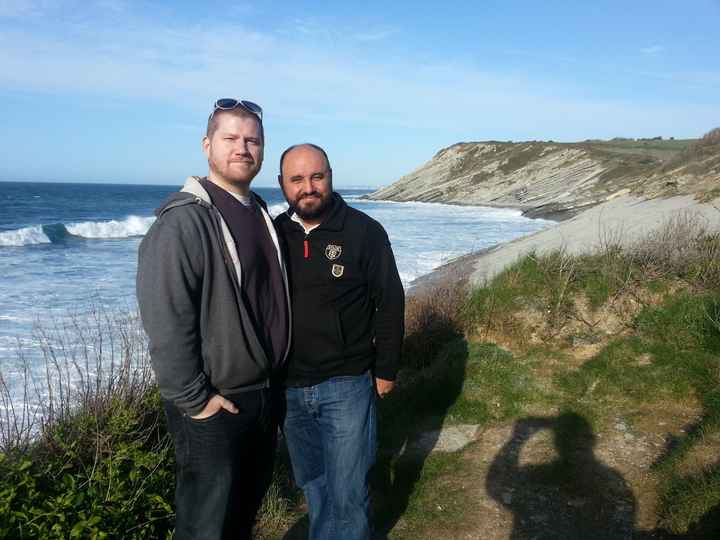 Moi et Loulou au pays Basque !