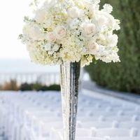 centre de table blanc