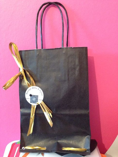 Photos de vos sacs invités customisés! - 1