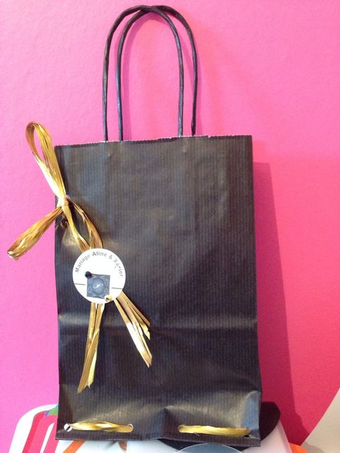 Photos de vos sacs invités customisés! - 1