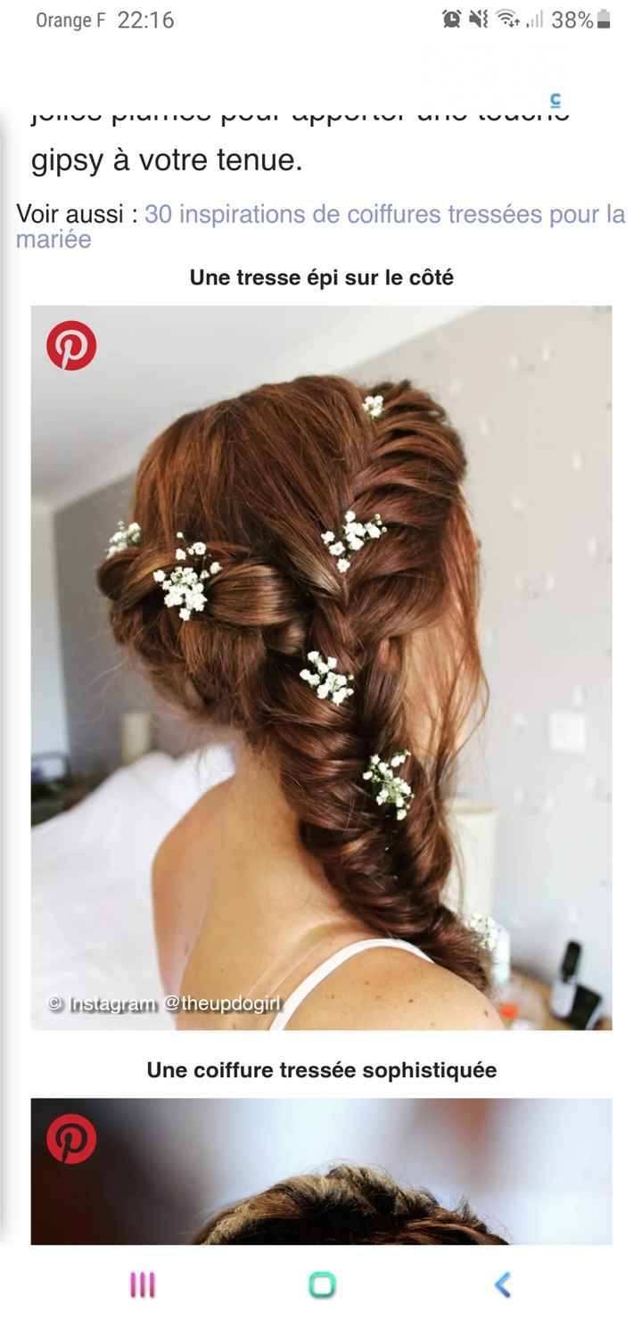 Coiffure mariée - 2