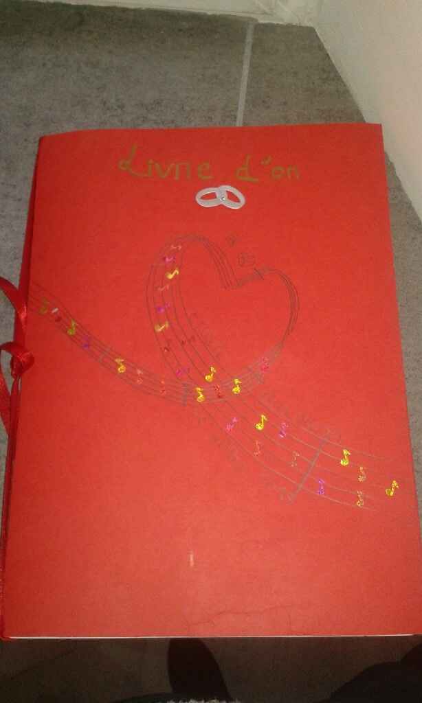 Livre d'or costumisé - 1