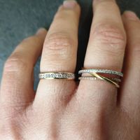 Alliance et bague de fiançailles - 1