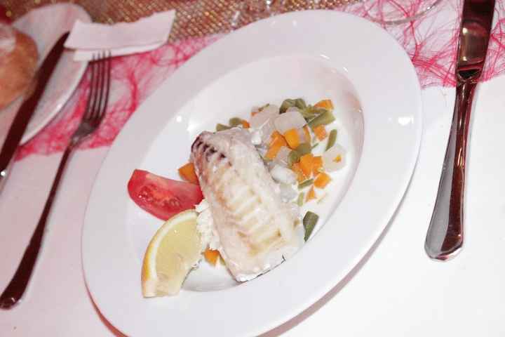 Dos de cabillaud brunoise de légumes sauce crème citronée