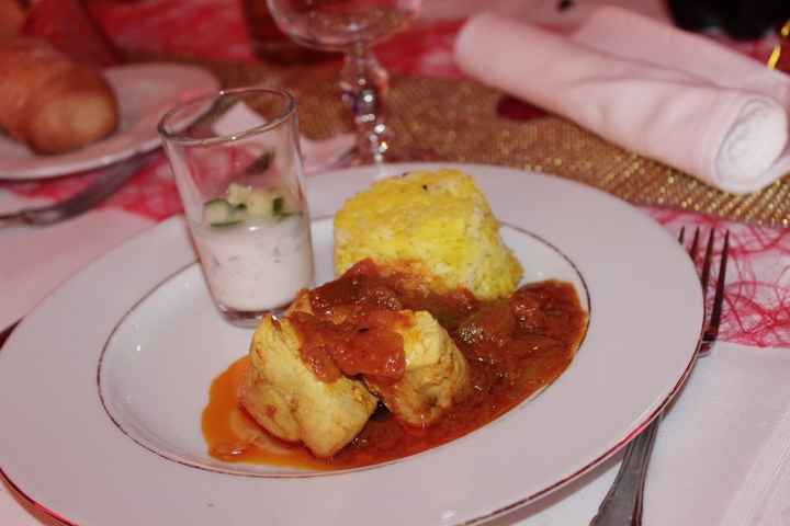 poulet tikka riz safrané et sa verrine de riata
