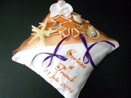 Coussin pour les alliances