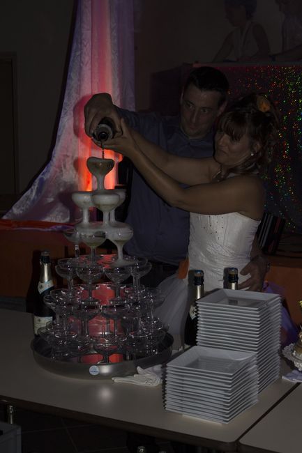 La soirée de notre mariage