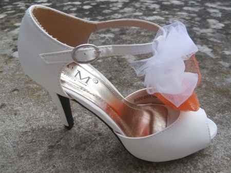 Mes chaussures vue de profil