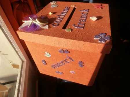 Mon urne customisée (vue de coté)