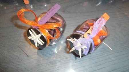 Mes contenants à dragées (de plus près)