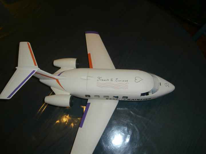 Notre avion (vue du dessus)